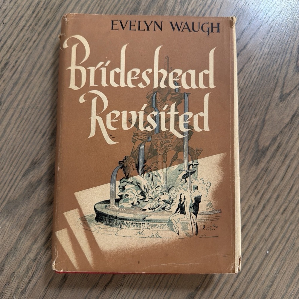 Brideshead Revisited by Evelyn Waugh HC DJ 1947 Classic vintage book scarce